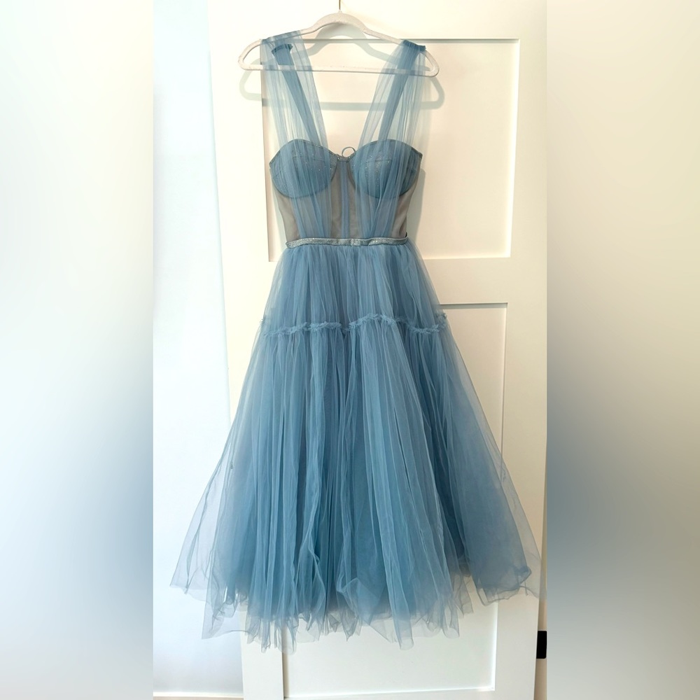 Tulle Midi Gown